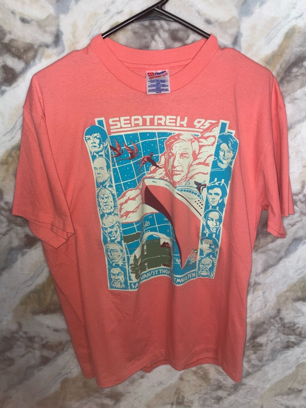 Vintage SeaTrek 95 Coral Graphic Tee